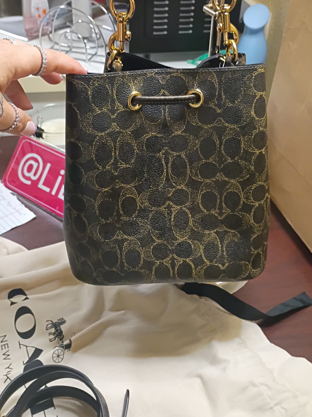 Coach Rowan Bucket Bag - Picture 6 of 14